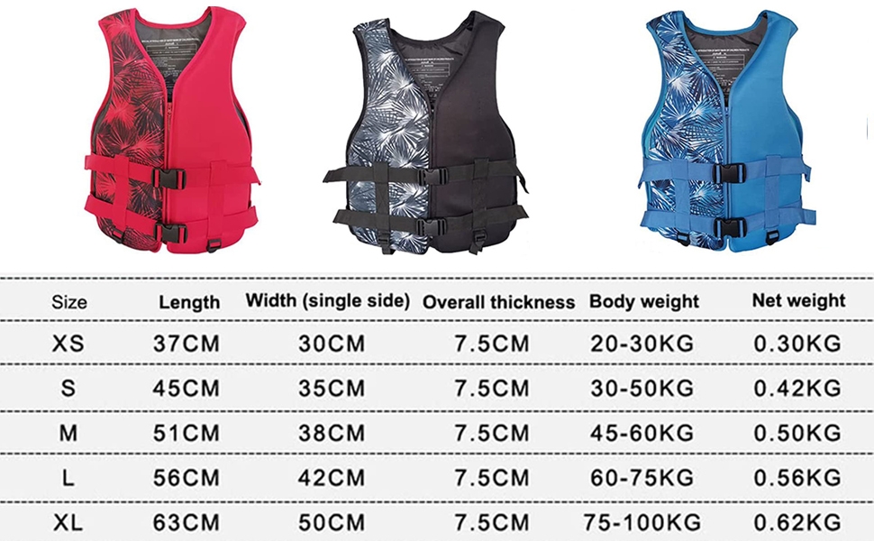 Life Jackets Sizes At Lisa Cunningham Blog