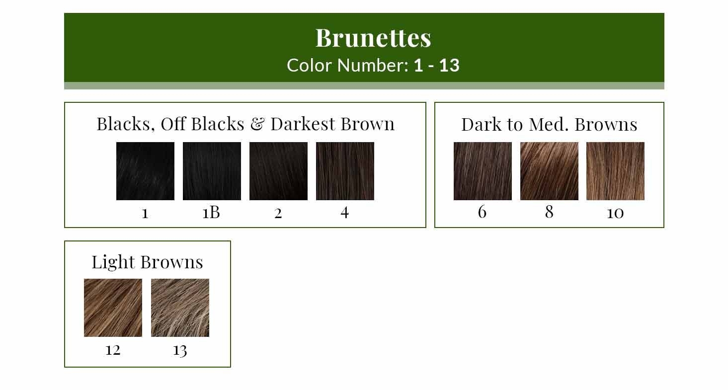 Light Brown Hair Dye Chart