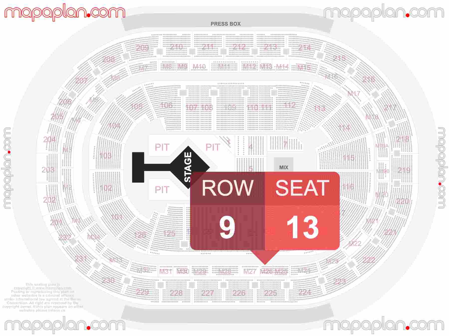 Little Caesars Arena Seat Row Numbers Detailed Seating Chart Detroit Little Caesars Arena Seat Row Numbers Detailed Seating Chart Detroit