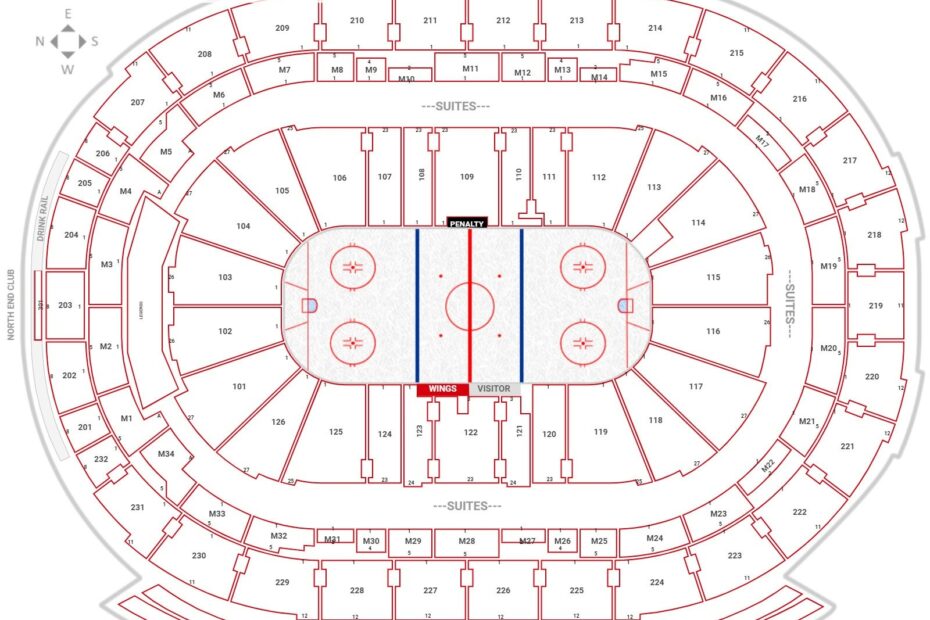 Little Caesars Arena Seating Charts RateYourSeats