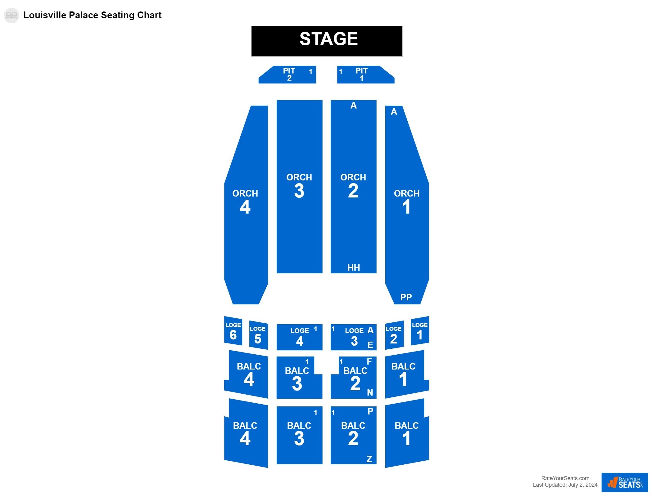 Louisville Palace Seating Chart RateYourSeats