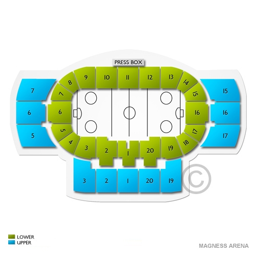 Magness Arena Hockey Seating Chart