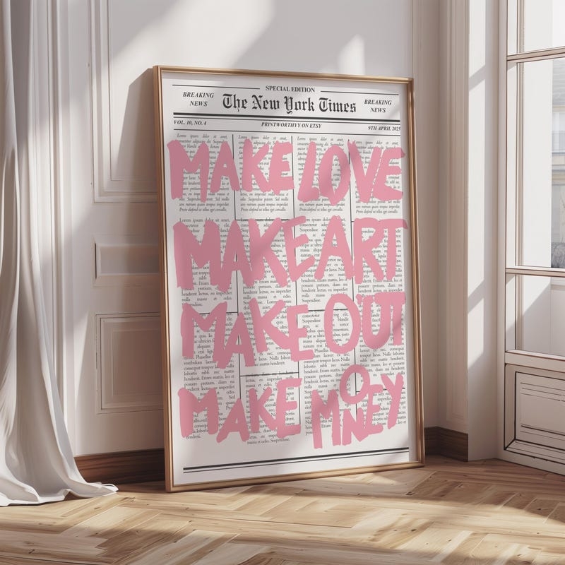 Make A Statement Word Etsy
