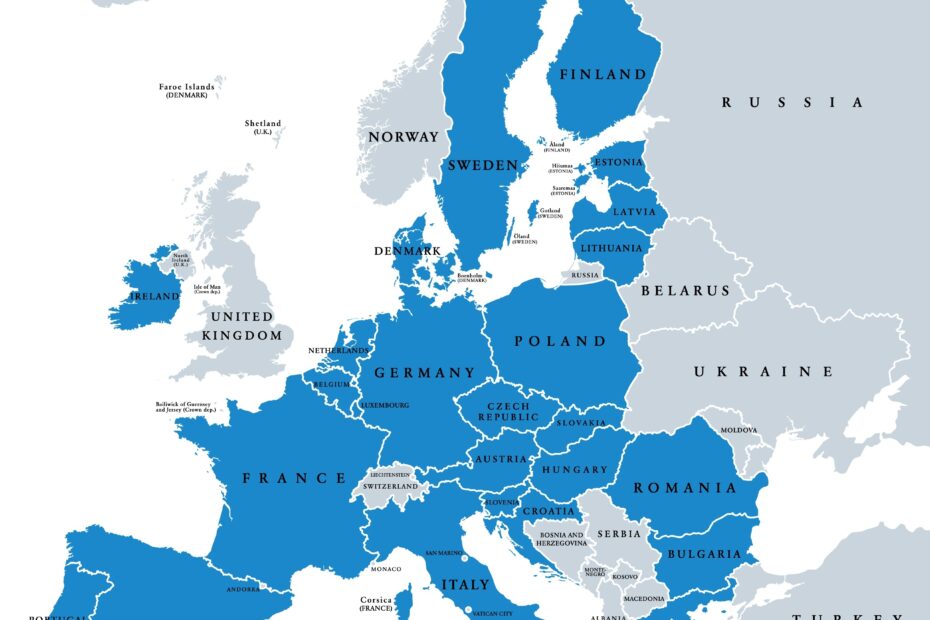 Map Of The European Union Mappr