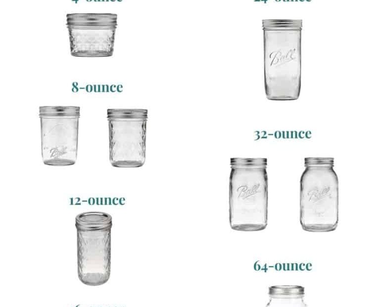 Mason Jar Sizes And How To Use Them Bellewood Cottage