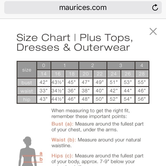 Maurices Dresses Size 4 Or In Maurices Plus Size See Size Chart Maurices Dresses Size 4 Or In Maurices Plus Size See Size Chart