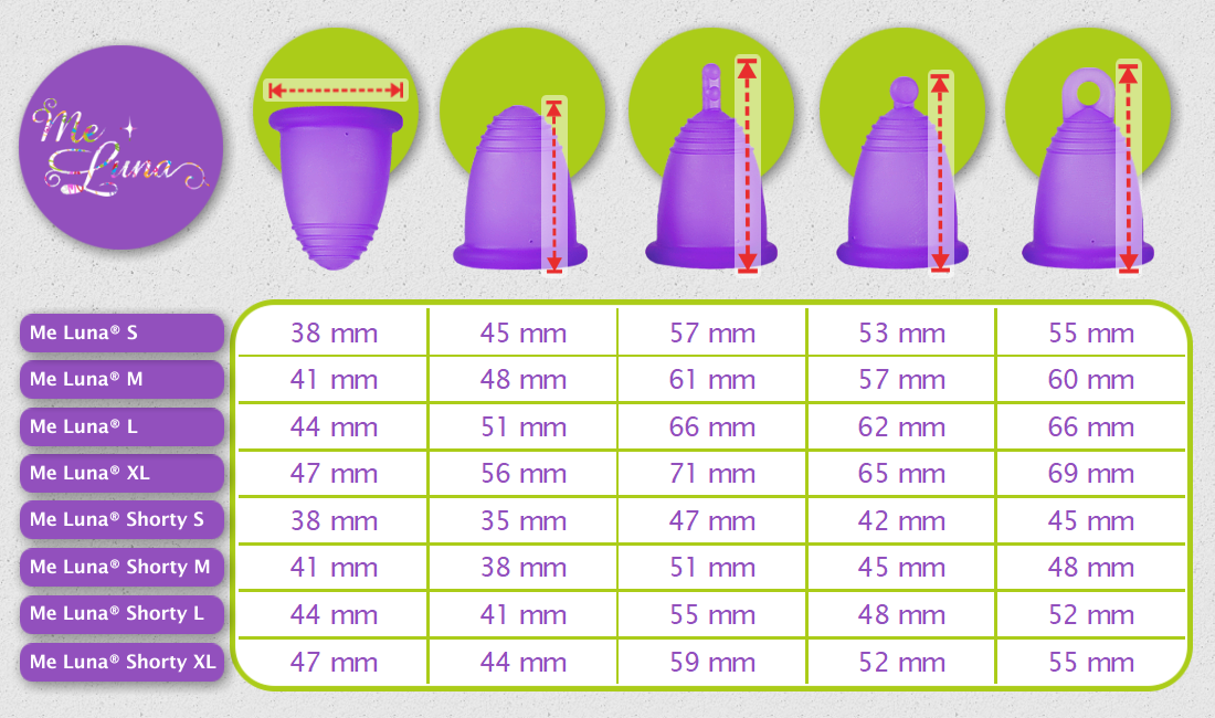 Me Luna CLASSIC Menstrual Cups