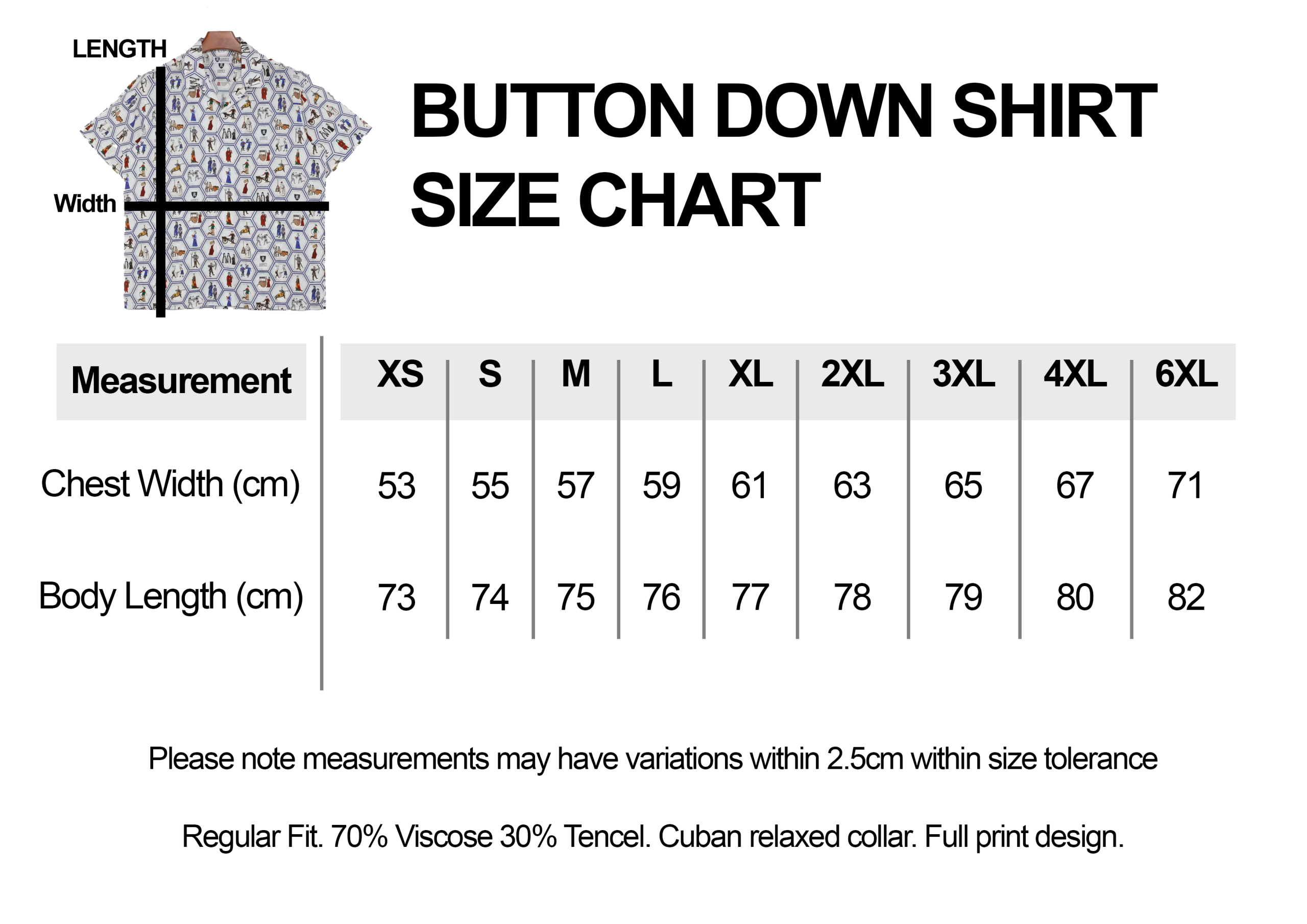 button down size chart button down size chart