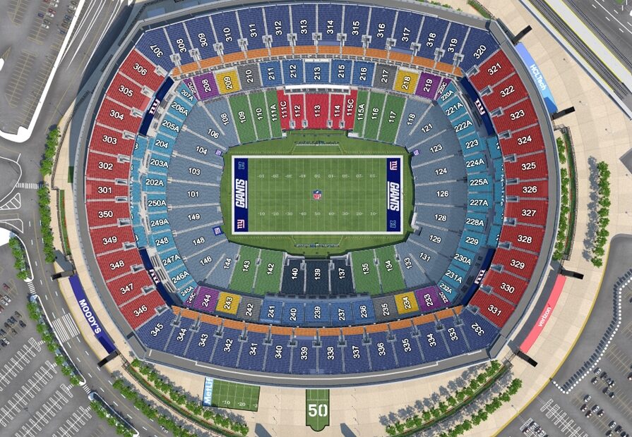 Metlife Stadium East Rutherford Nj Seating Chart Ponasa