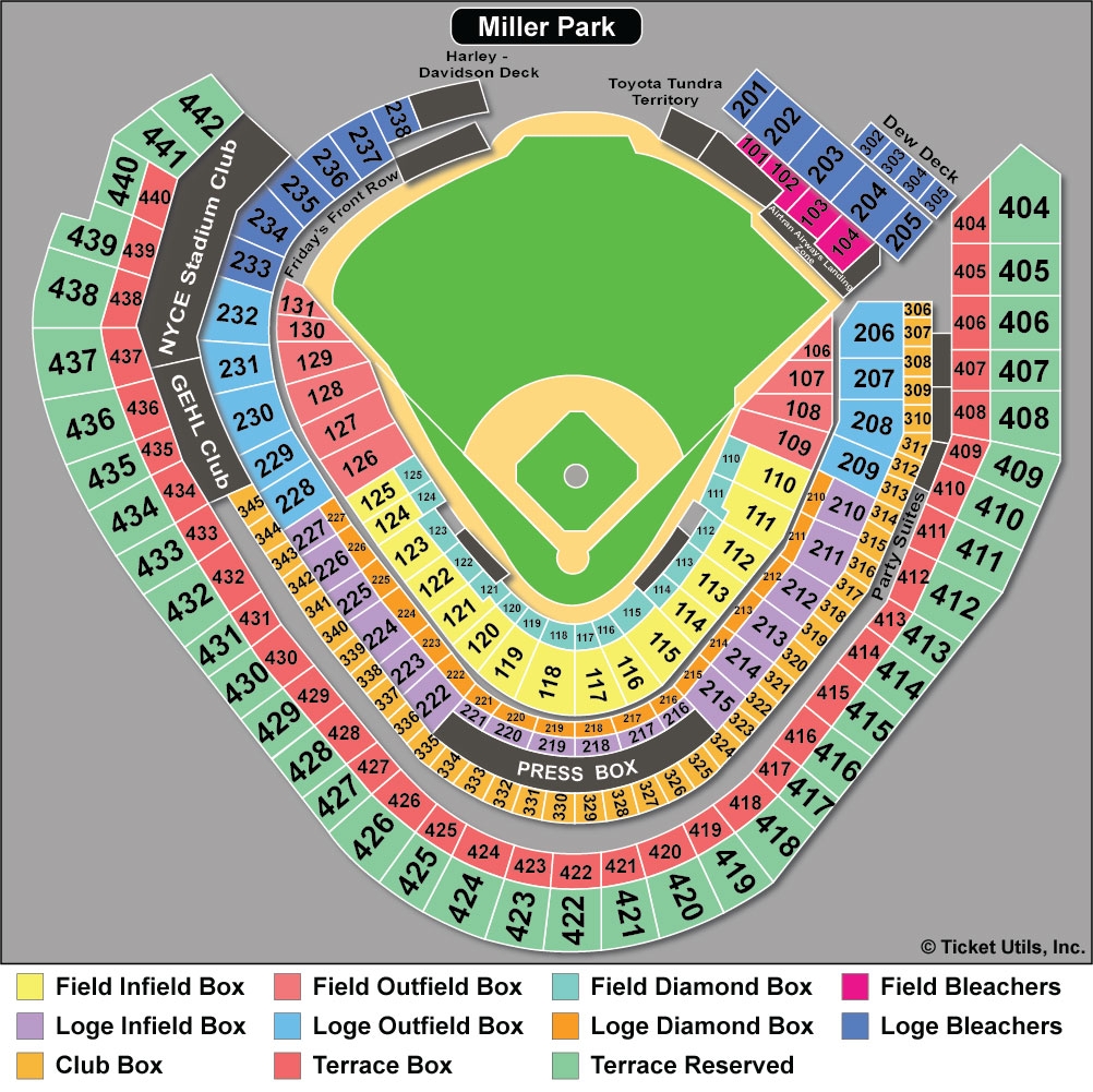 Milwaukee Brewers Seating Chart With Seat Numbers Cabinets Matttroy