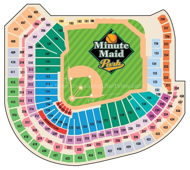 Minute Maid Park Houston TX Seating Chart View