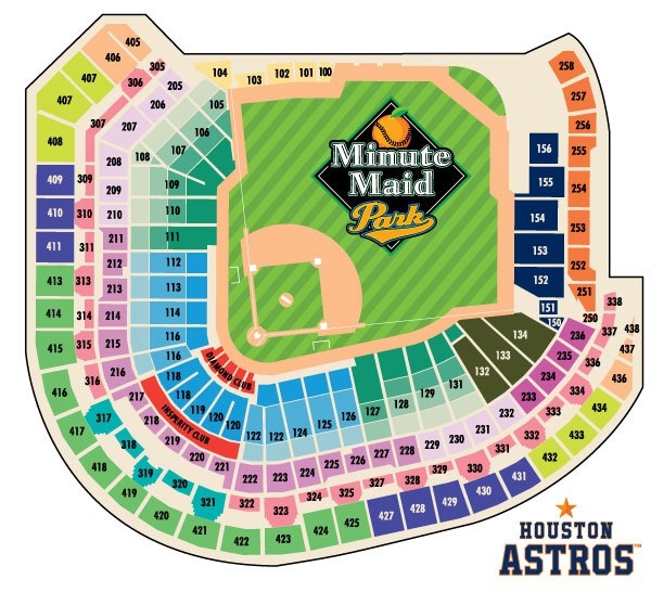 Minute Maid Park Seating Chart