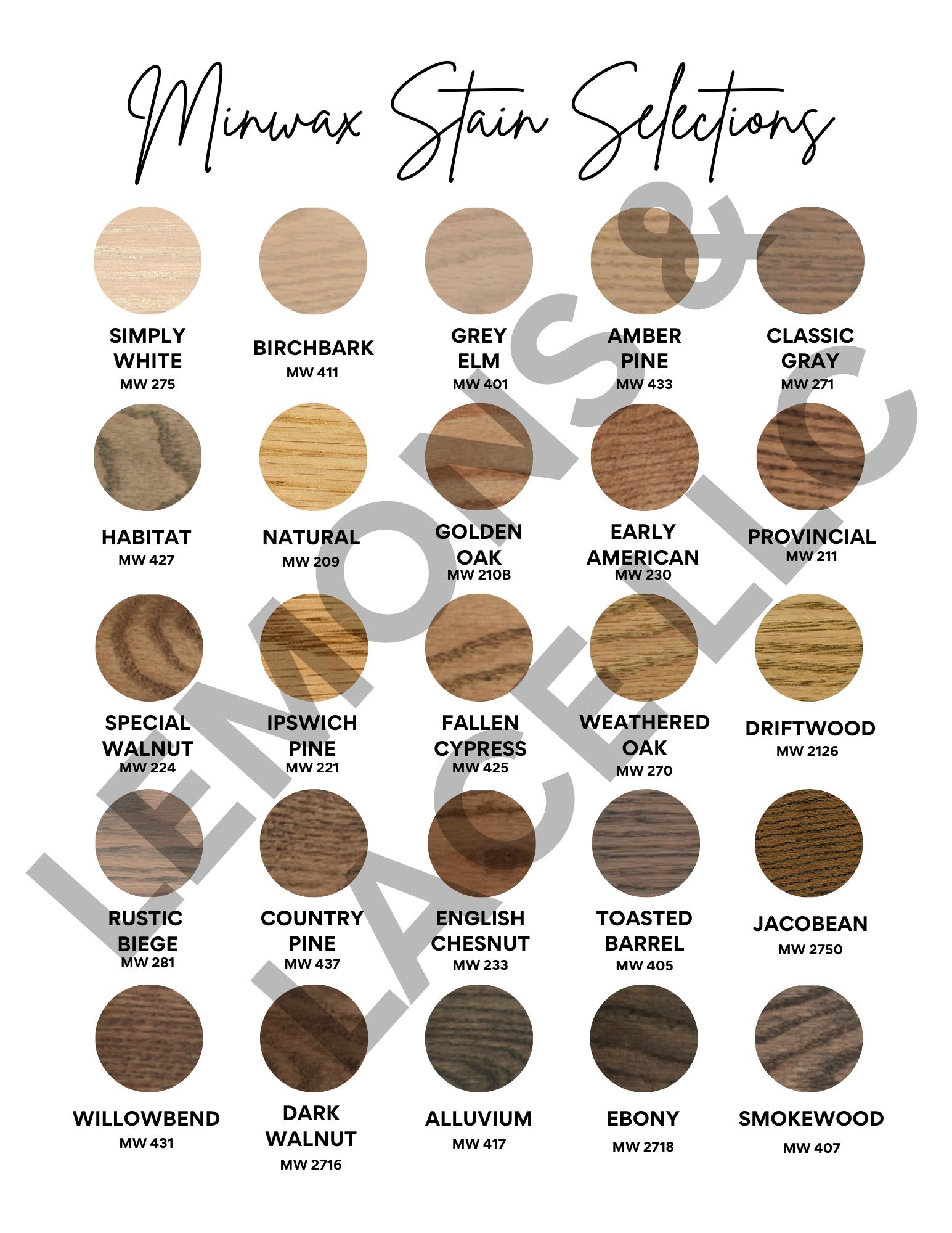 Minwax Stain Marker Color Chart Minwax Wood Finish Special Walnut 224