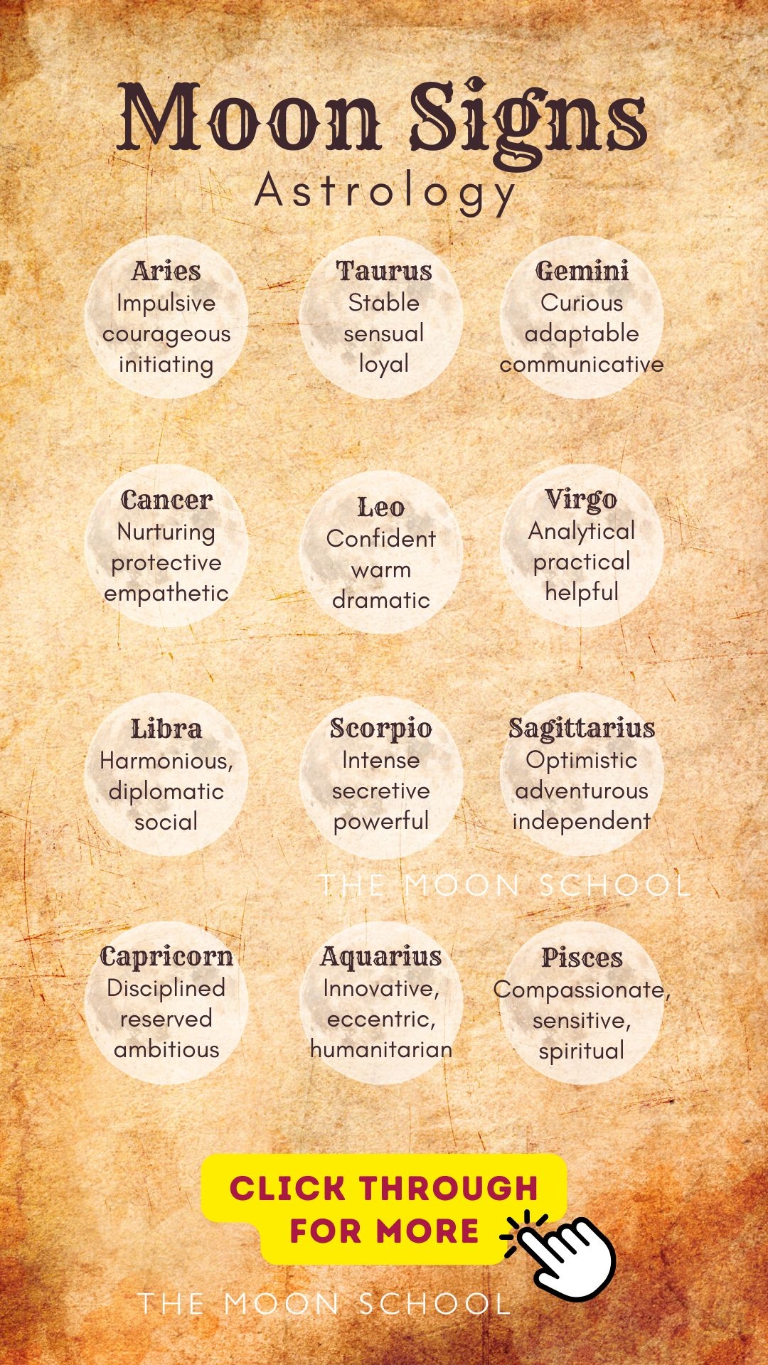Moon Sign Chart Moon In Virgo Use Your Moons Bonnie Gillespie