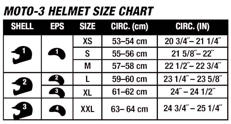 Motorcycle Helmet Sizing Chart Bell Reviewmotors co