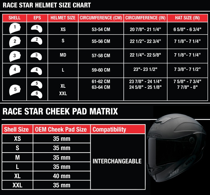 Motorcycle Helmet Sizing Chart Bell Reviewmotors co