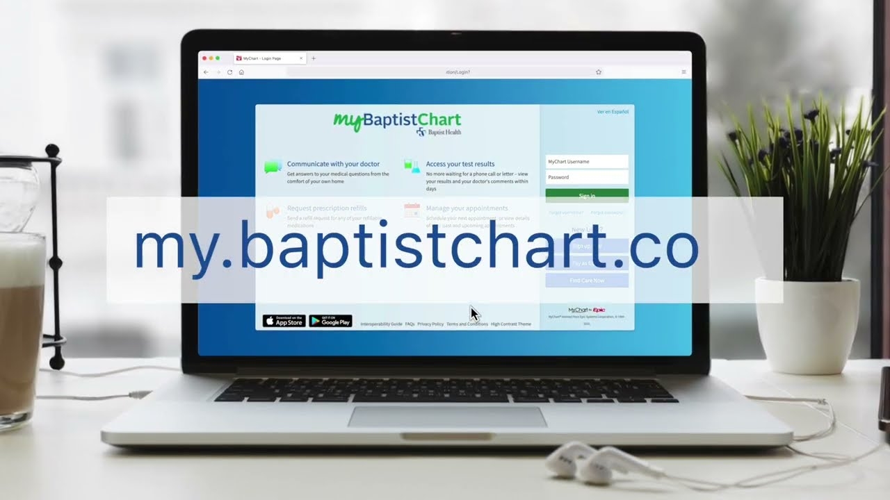 My Baptist Chart Account Setup YouTube