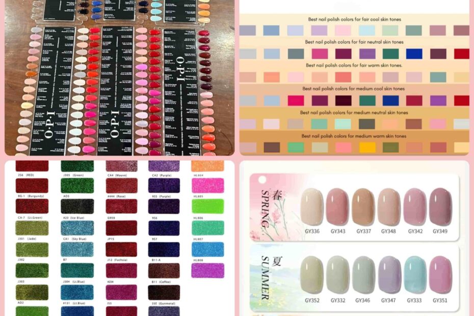 Nail Polish Color Chart Explained