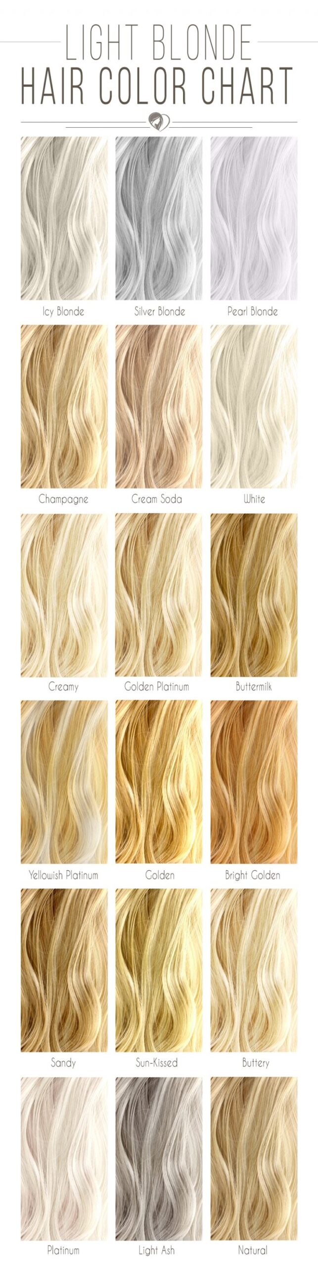 Natural Blonde Hair Color Chart Portal posgradount edu pe