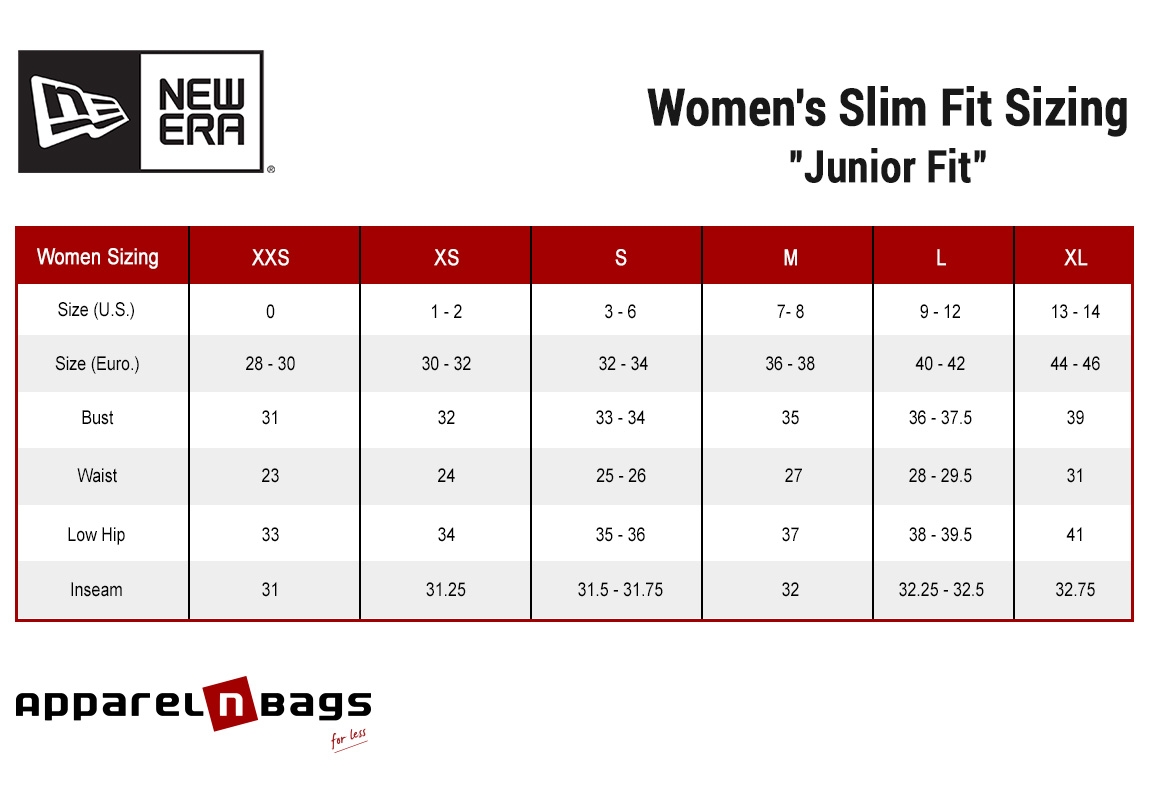 New Era Size Chart New Era Clothing Fit Guide