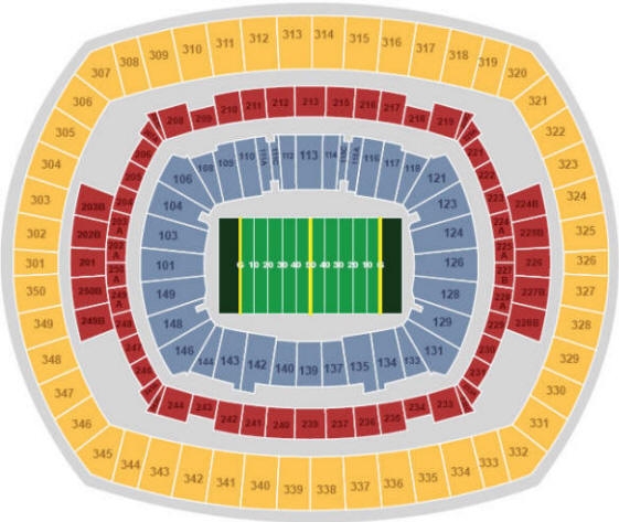 New York Giants Stadium Seating Chart