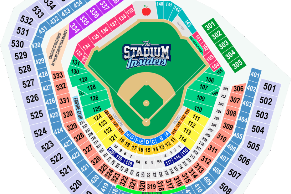 New York Mets Seating Chart The Stadium Insiders