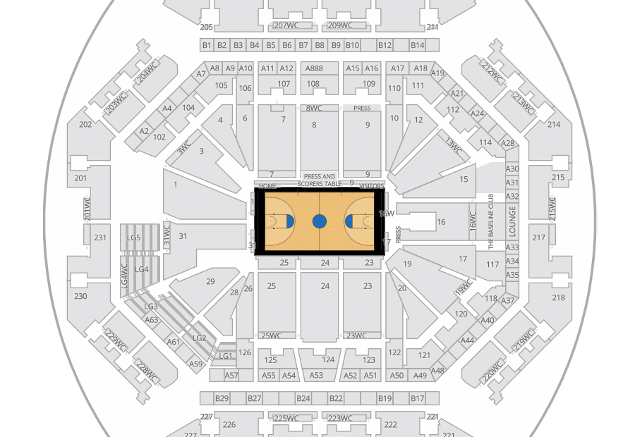Nuggets Seating Chart With Rows Cabinets Matttroy