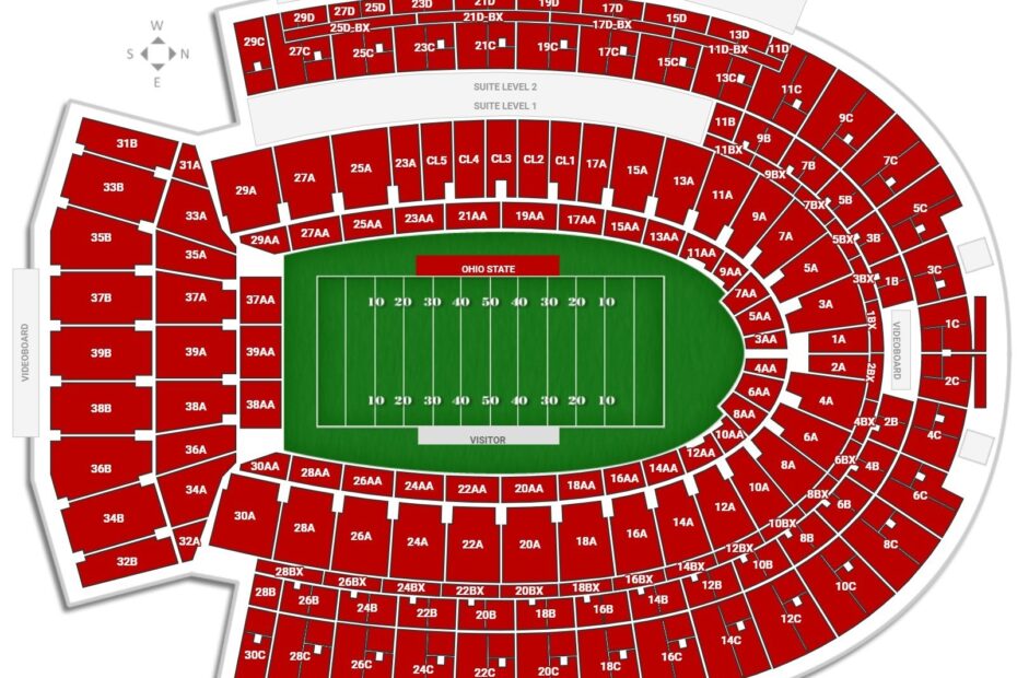 Ohio State Stadium Seating Chart