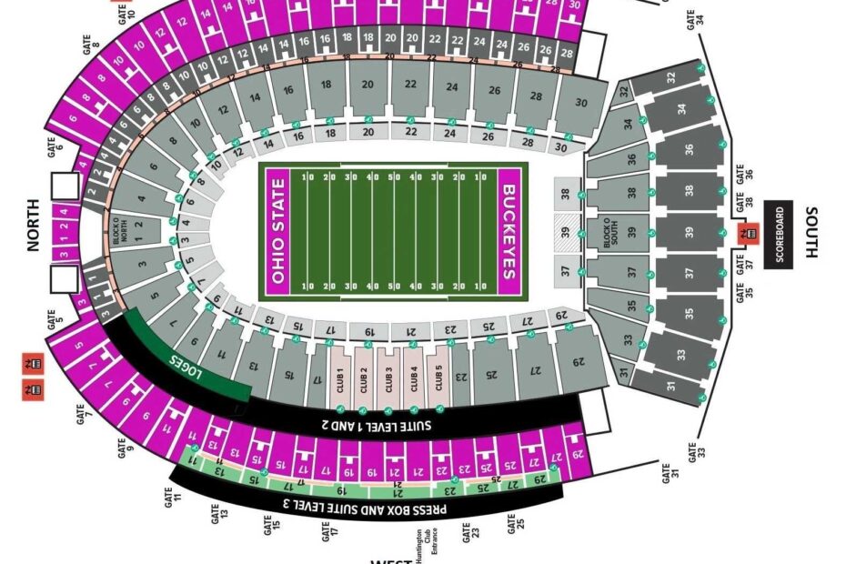 Ohio State University Stadium Seating Chart Portal posgradount edu pe