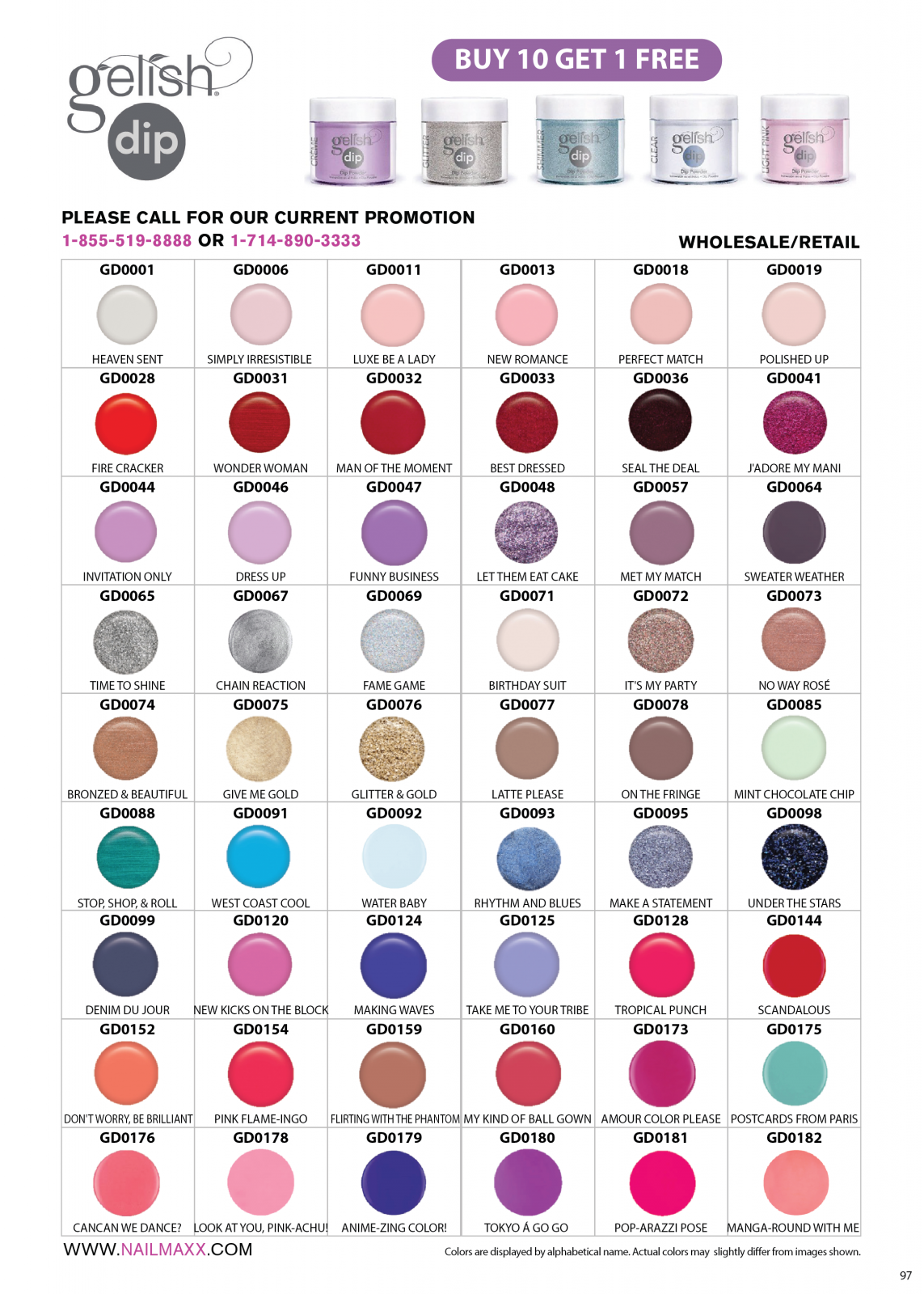dip powder color chart dip powder color chart