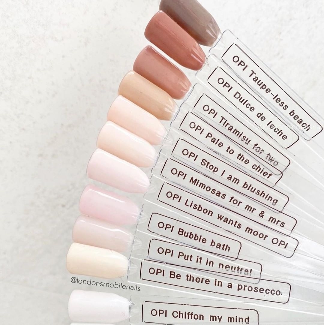 Opi Gel Nail Color Chart Color Chart For Gel Polish Beetles Uk Fall 