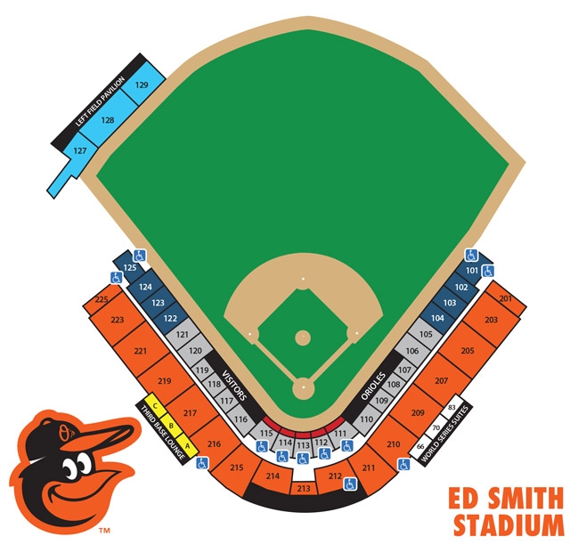 Orioles Stadium Seating Chart Orioles Stadium Seating Chart