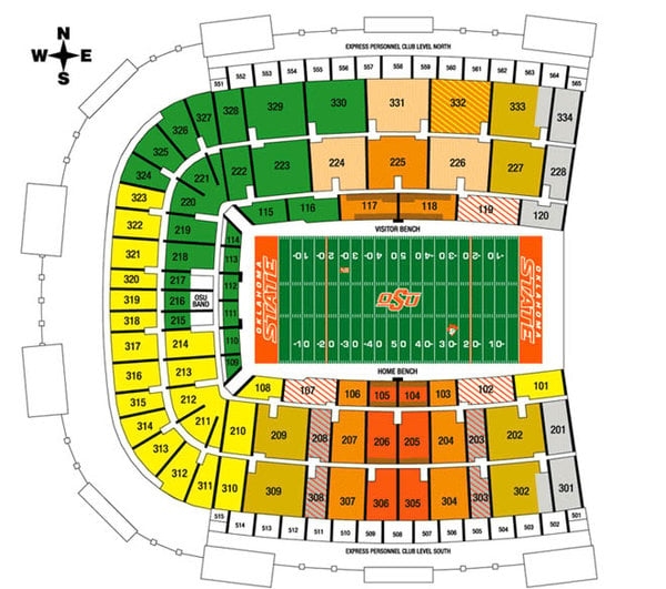 Osu Stadium Seating Chart Osu Stadium Seating Chart