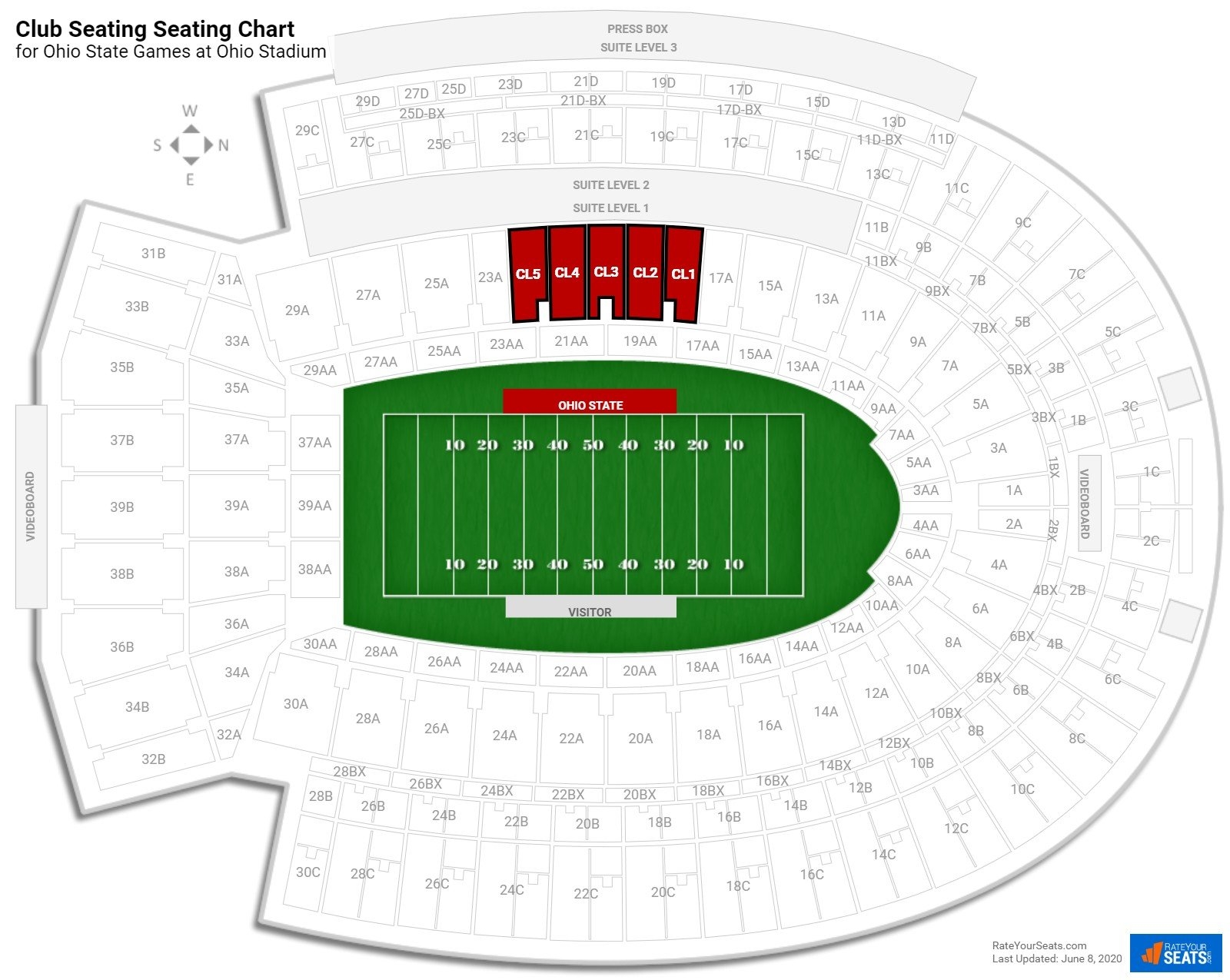Osu Stadium Seating Chart Osu Stadium Seating Chart