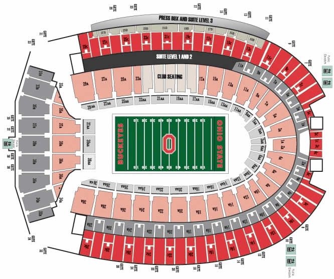 Osu Stadium Seating Chart Osu Stadium Seating Chart