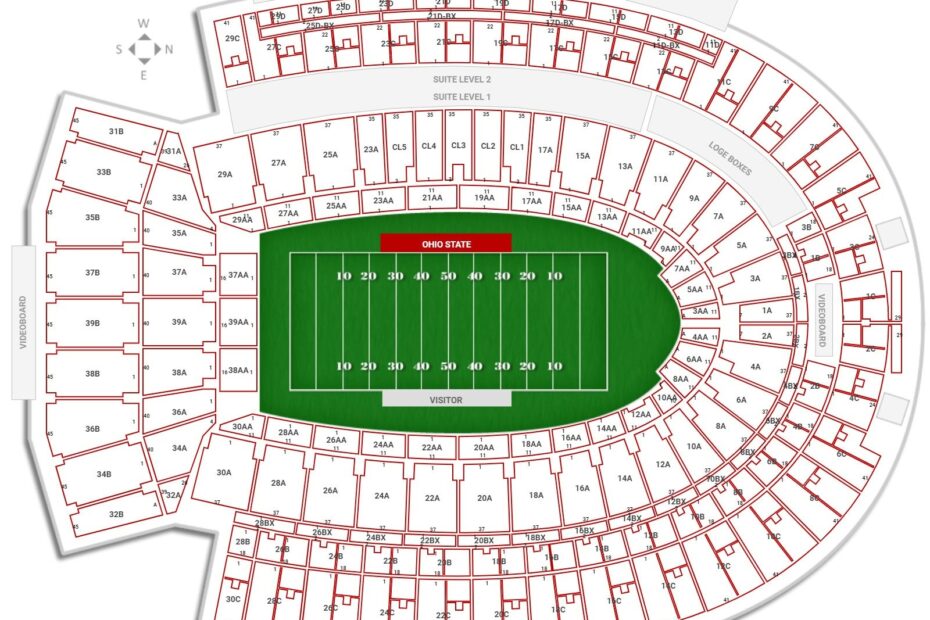 Osu Stadium Seating Chart