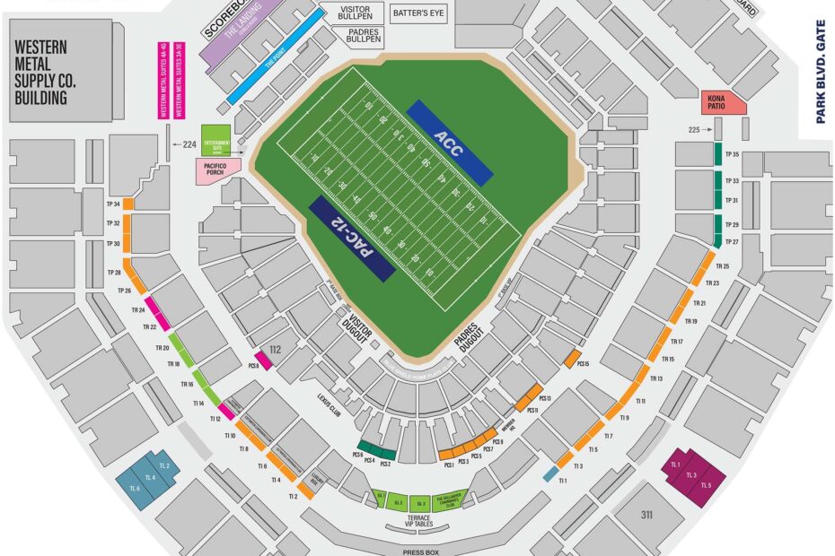 Petco Park Seating Chart