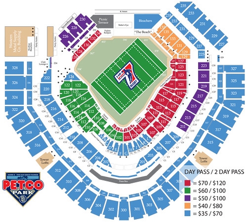 Petco Park Seating Chart For The Tournament Flickr Photo Sharing 