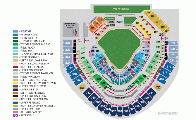 Petco Park Seating Chart With Row Numbers Petco Park Seating Chart With Row Numbers