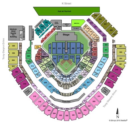 Petco Park Tickets And Petco Park Seating Chart Buy Petco Park San 