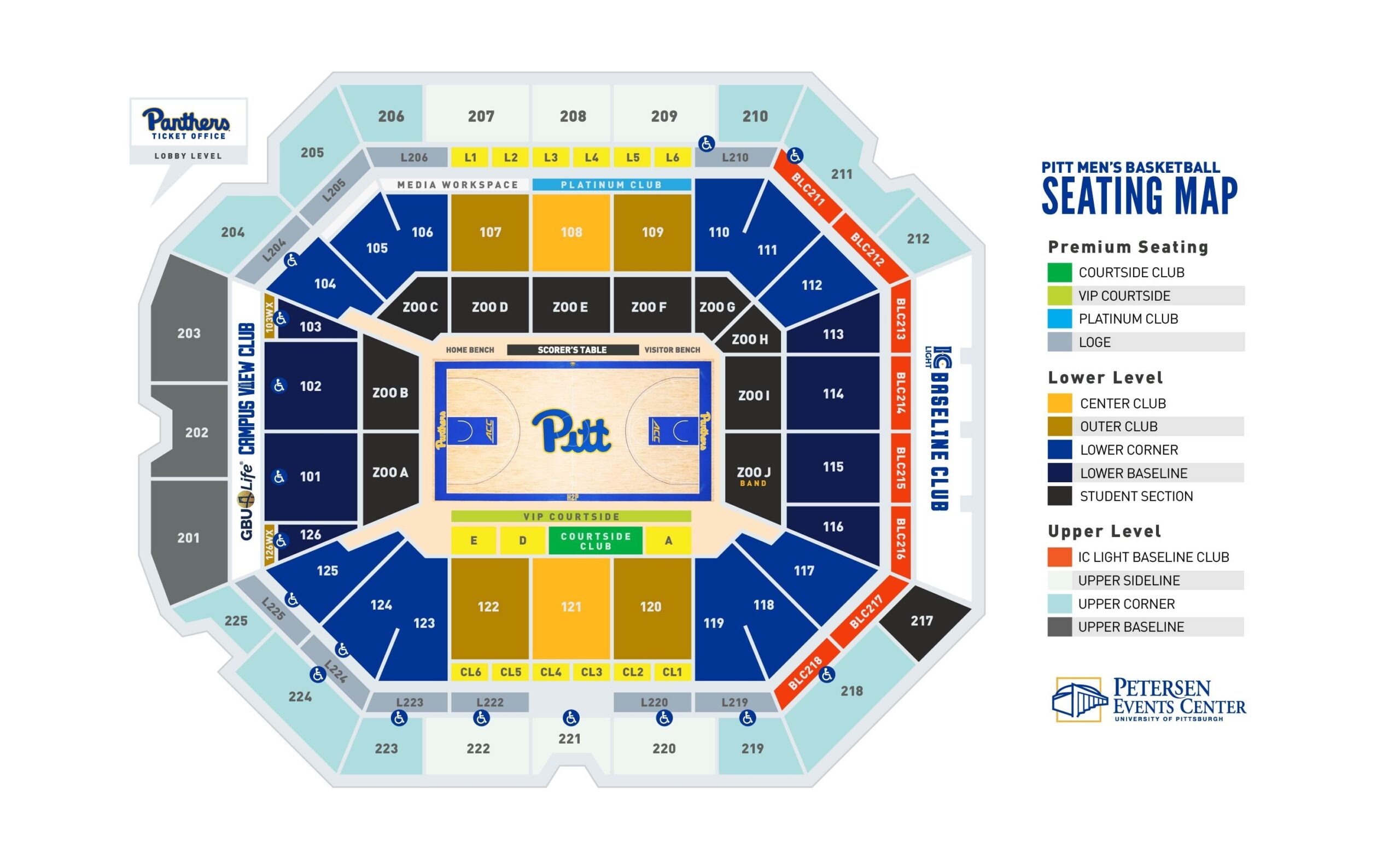 Peterson Event Center Loge Seating