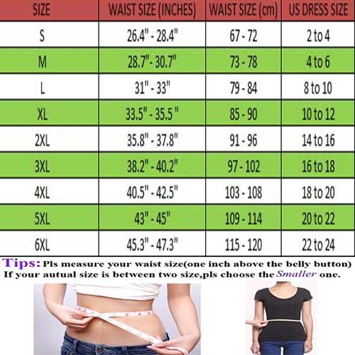Plus Size Waist Trainer Size Chart Ponasa