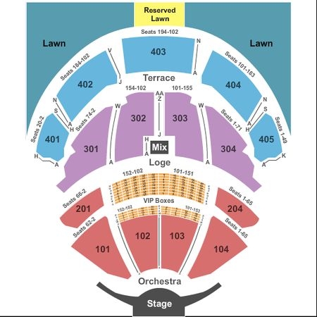 PNC Bank Arts Center Tickets In Holmdel New Jersey Seating Charts 