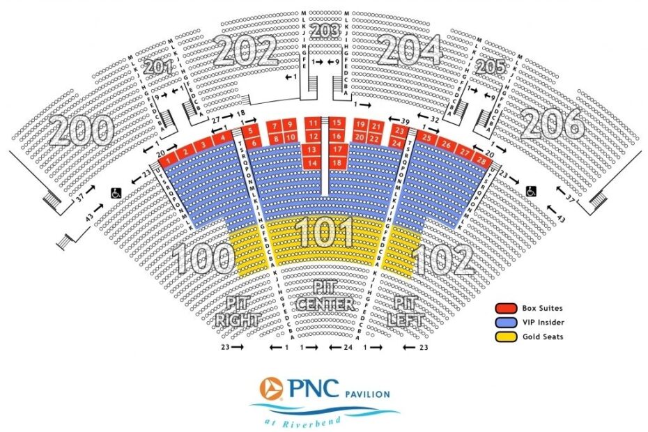 Pnc Bank Center Holmdel Nj Seating Chart Educational Chart Resources