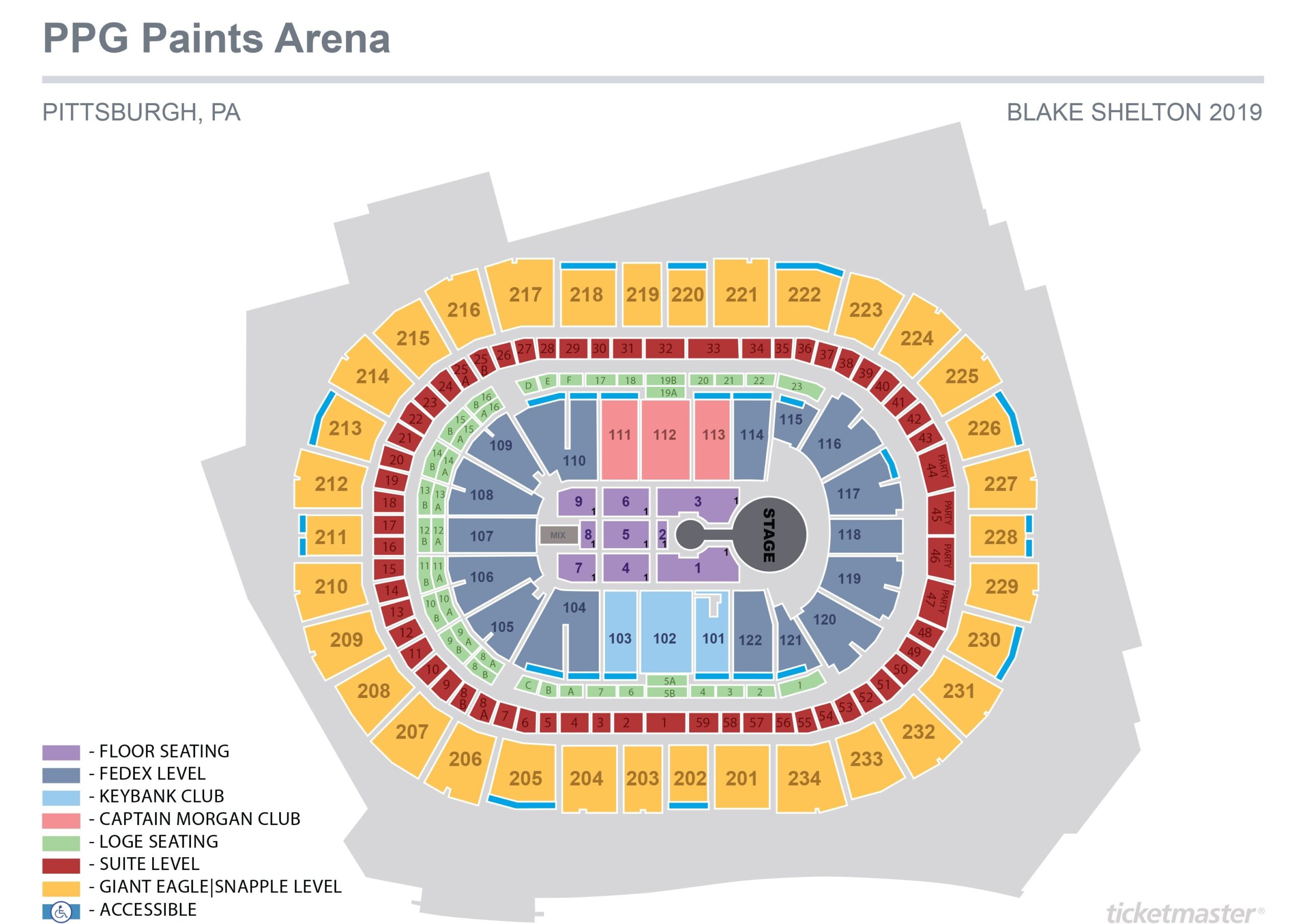 Ppg Paints Arena Interactive Seating Chart Ppg Paints Arena Interactive Seating Chart