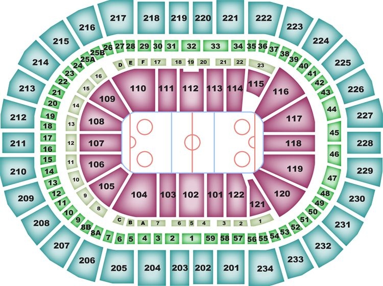 Ppg Paints Arena Seating Chart Minimalist Chart Design