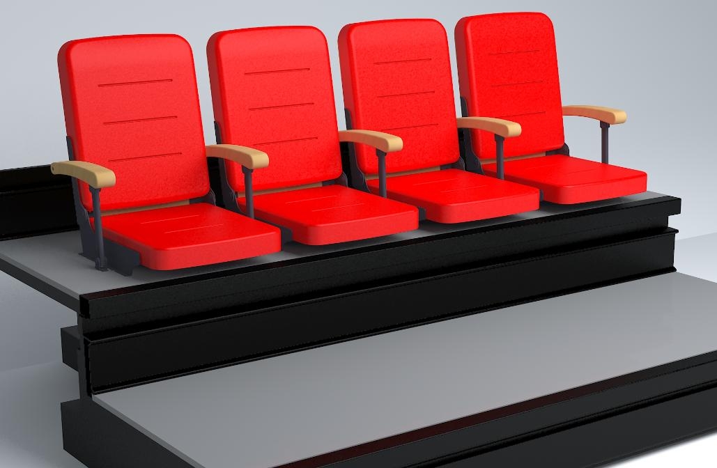 Preferred Seating Combining Telescopic And Fixed Seating Design 