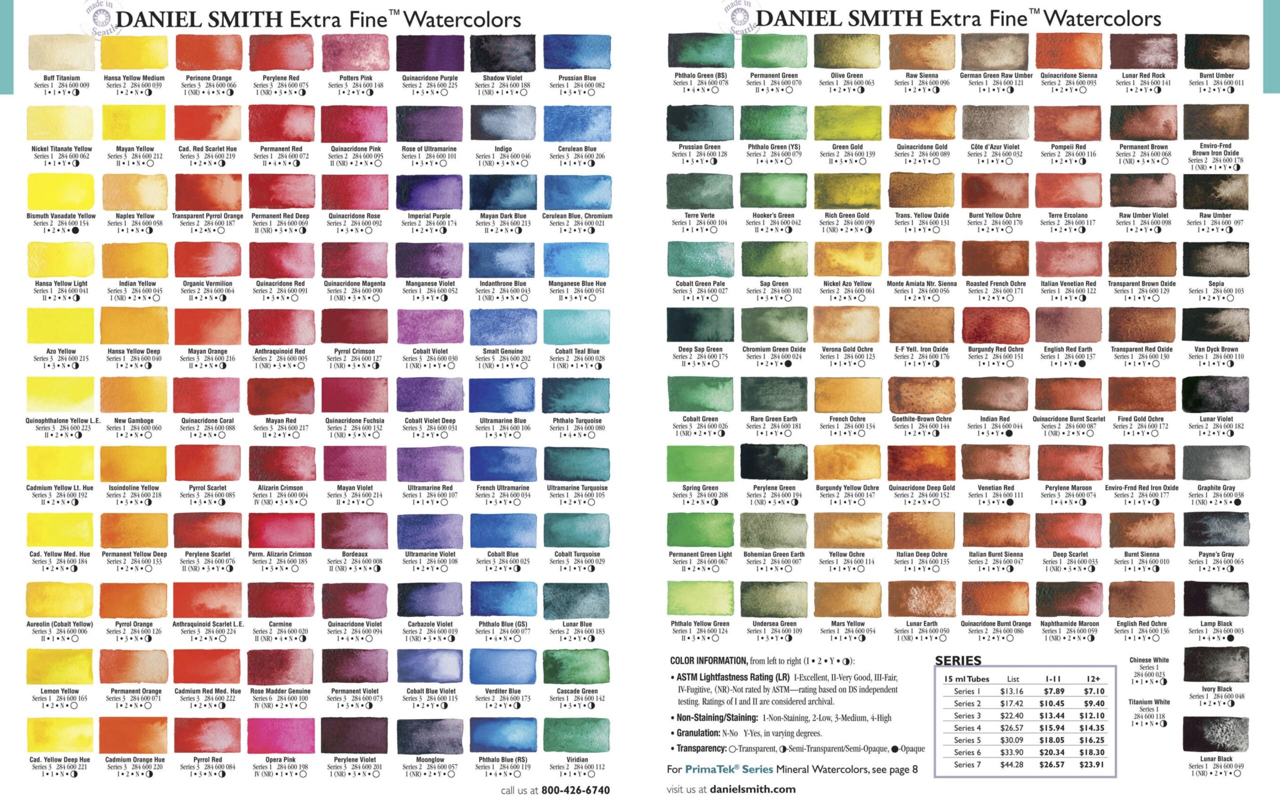 Primary Daniel Smith Watercolor Color Chart Diy Watercolor Painting 