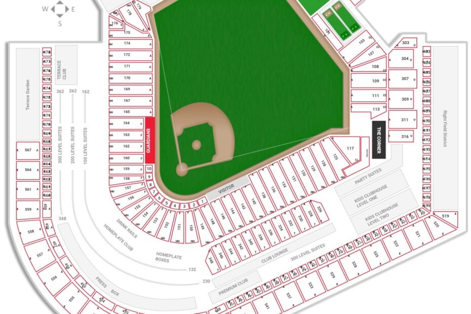 Progressive Field Seating Chart RateYourSeats