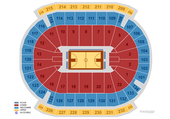 Prudential Center Seating Chart In Newark NJ